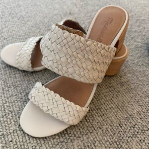 Madewell Women's Cream Woven Sandals